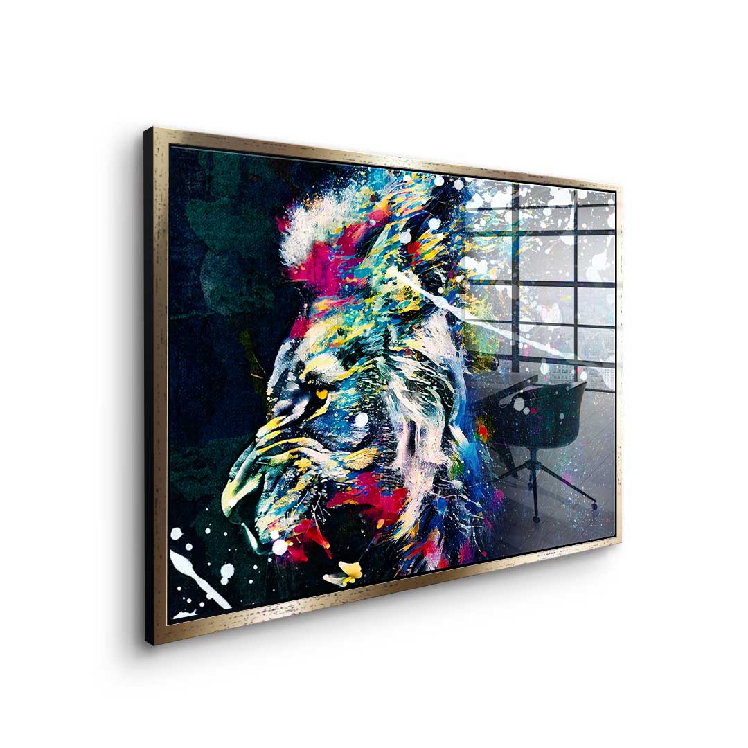 Wild Lion - acrylic glass