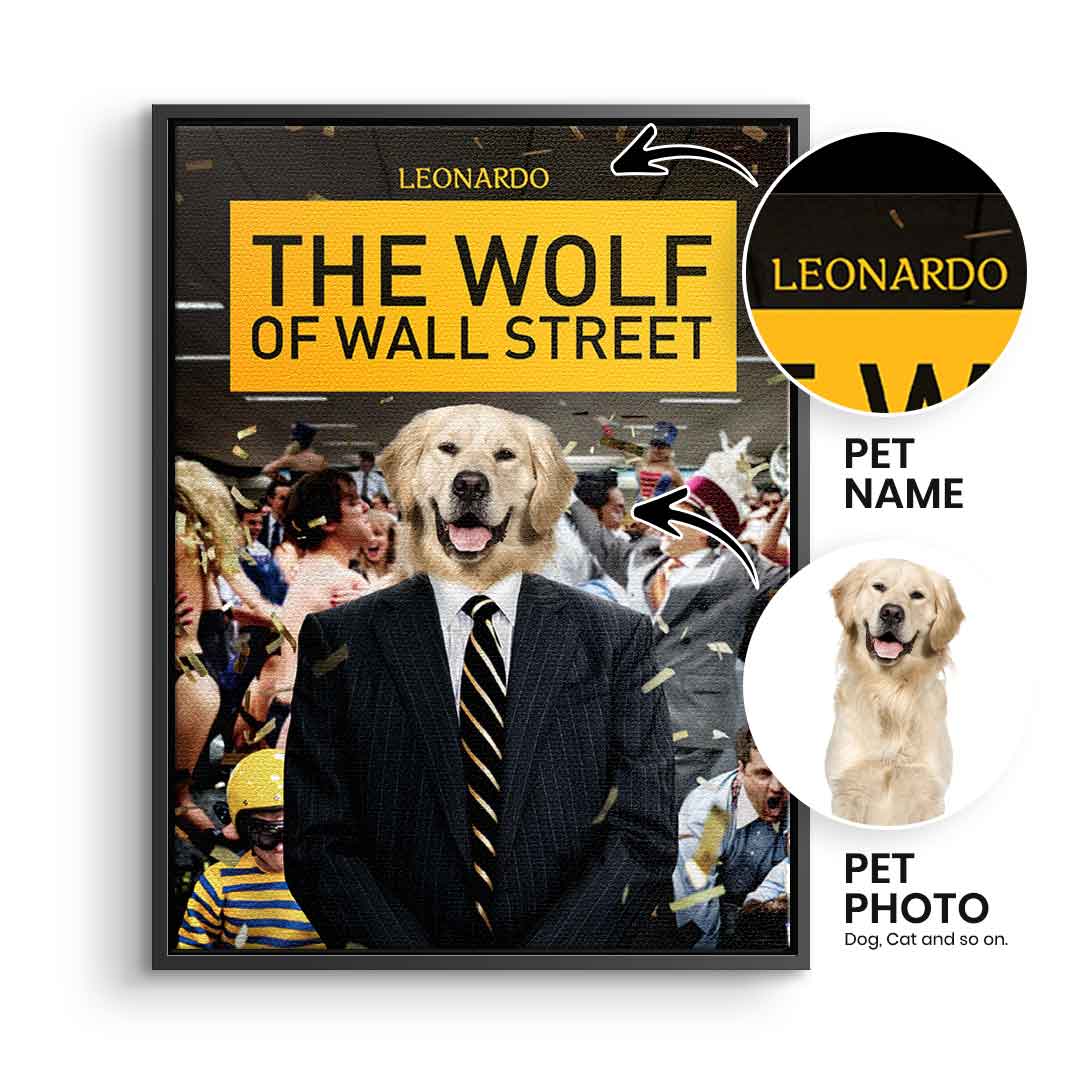 Wolf of Wall Street Portrait - Personalizable