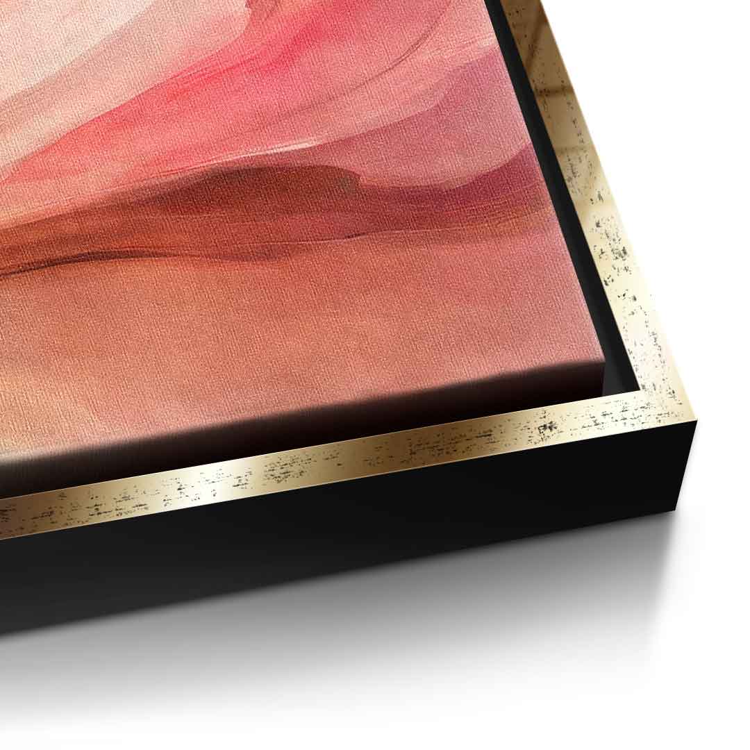 Waves of Peach and Pink
