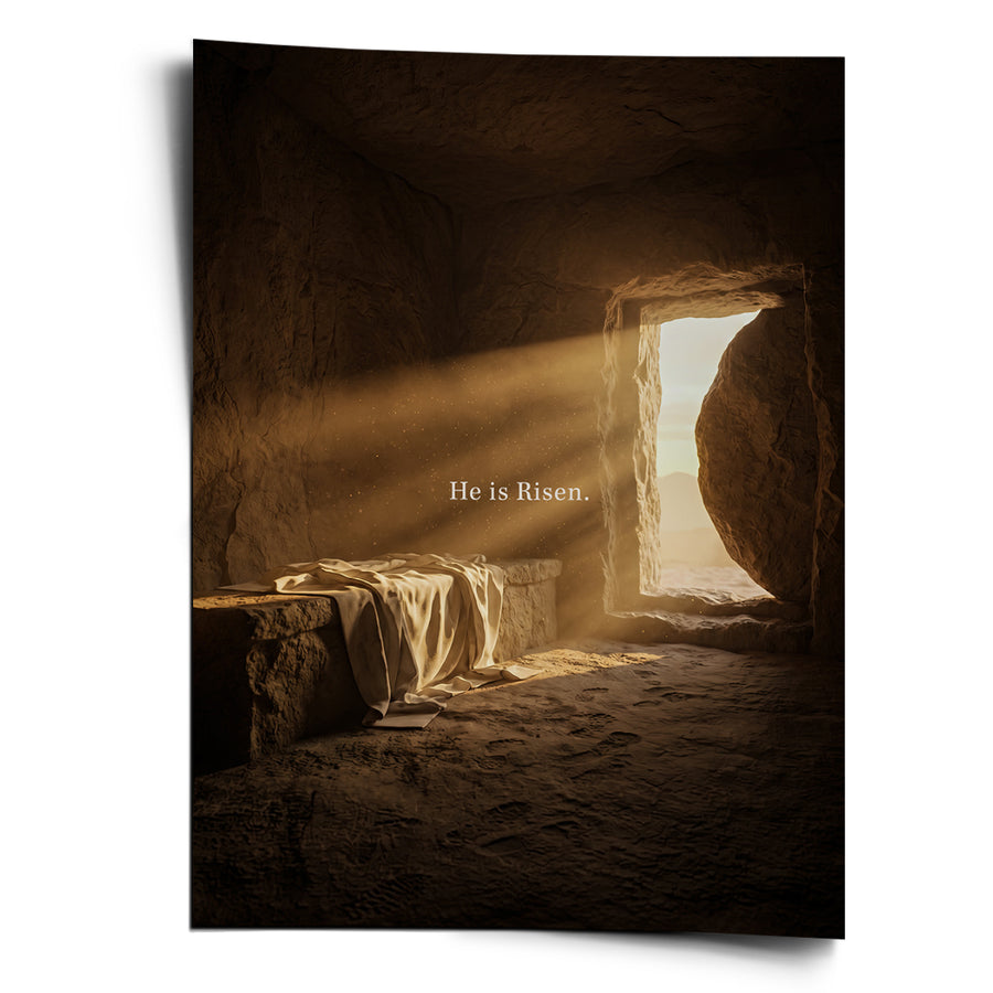 He is Risen Poster – Vorderseite