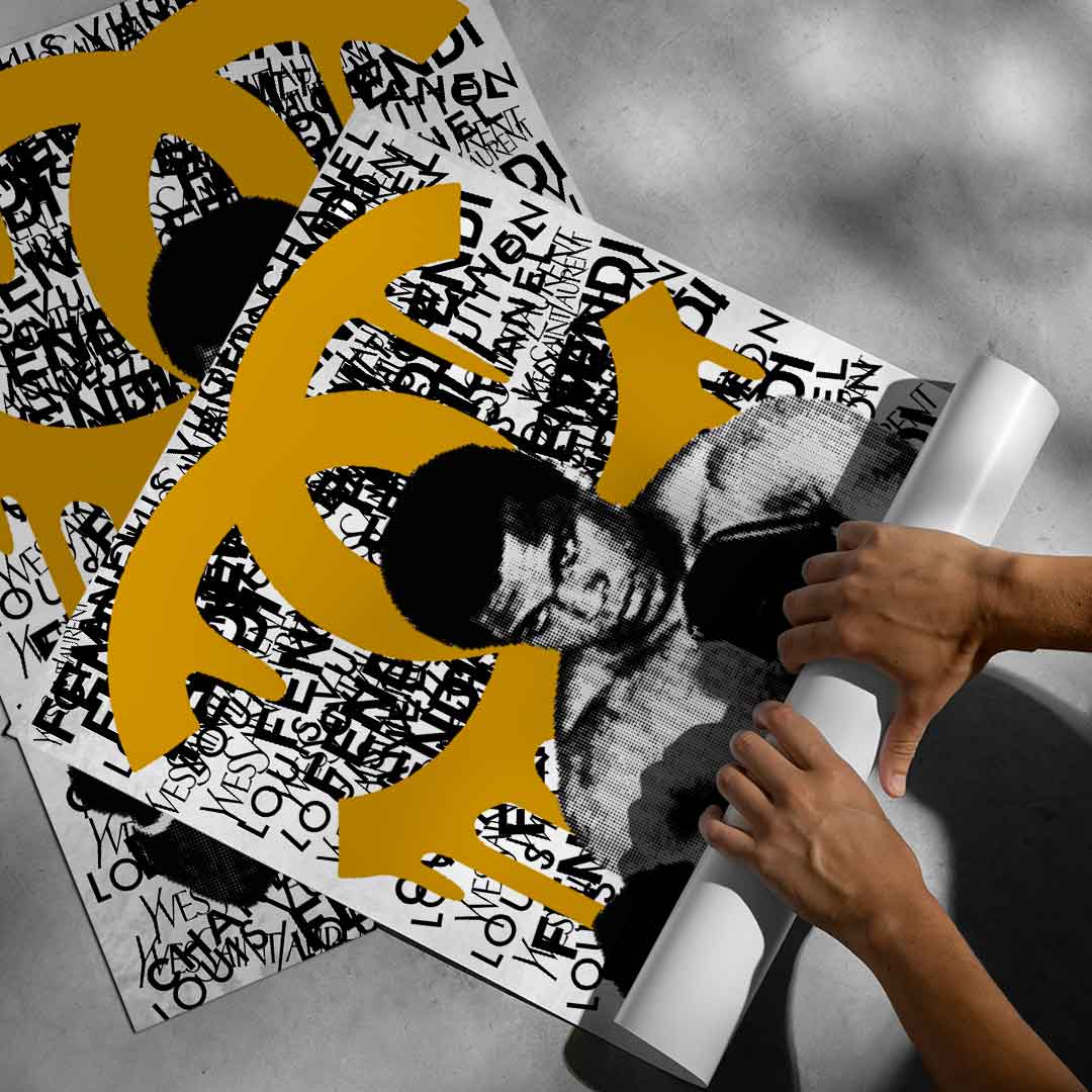 Ali Brand (orange) - poster