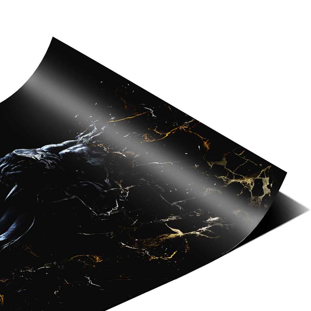Abstract Lion - poster