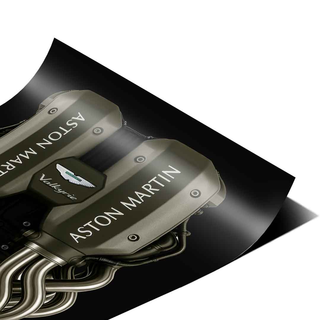 Aston Martin Engine - poster