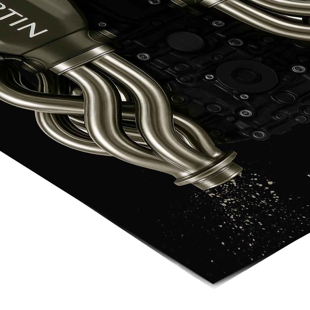 Aston Martin Engine - poster