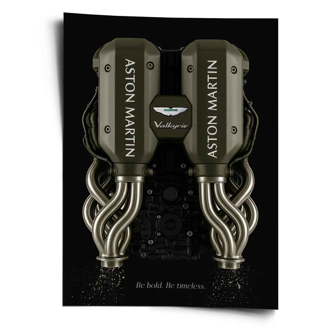 Aston Martin Engine - poster