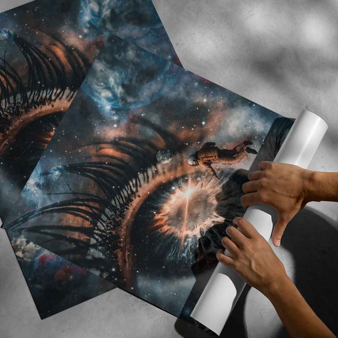 Eye of knowledge - poster