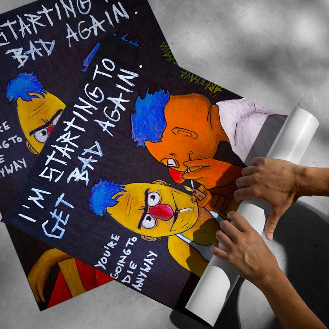 Badass Ernie and Bert - poster