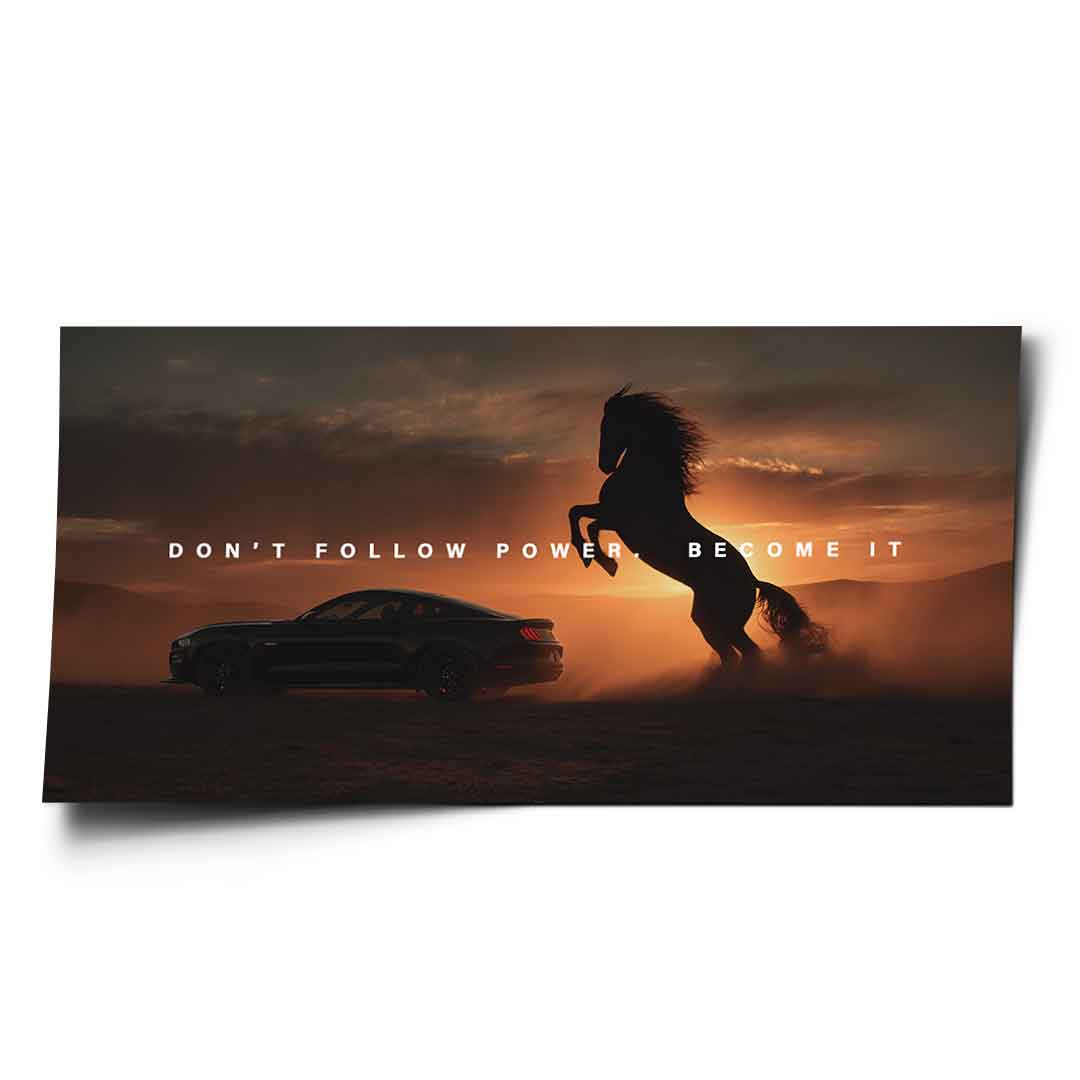 Become Power ( Ford Mustang ) - Poster