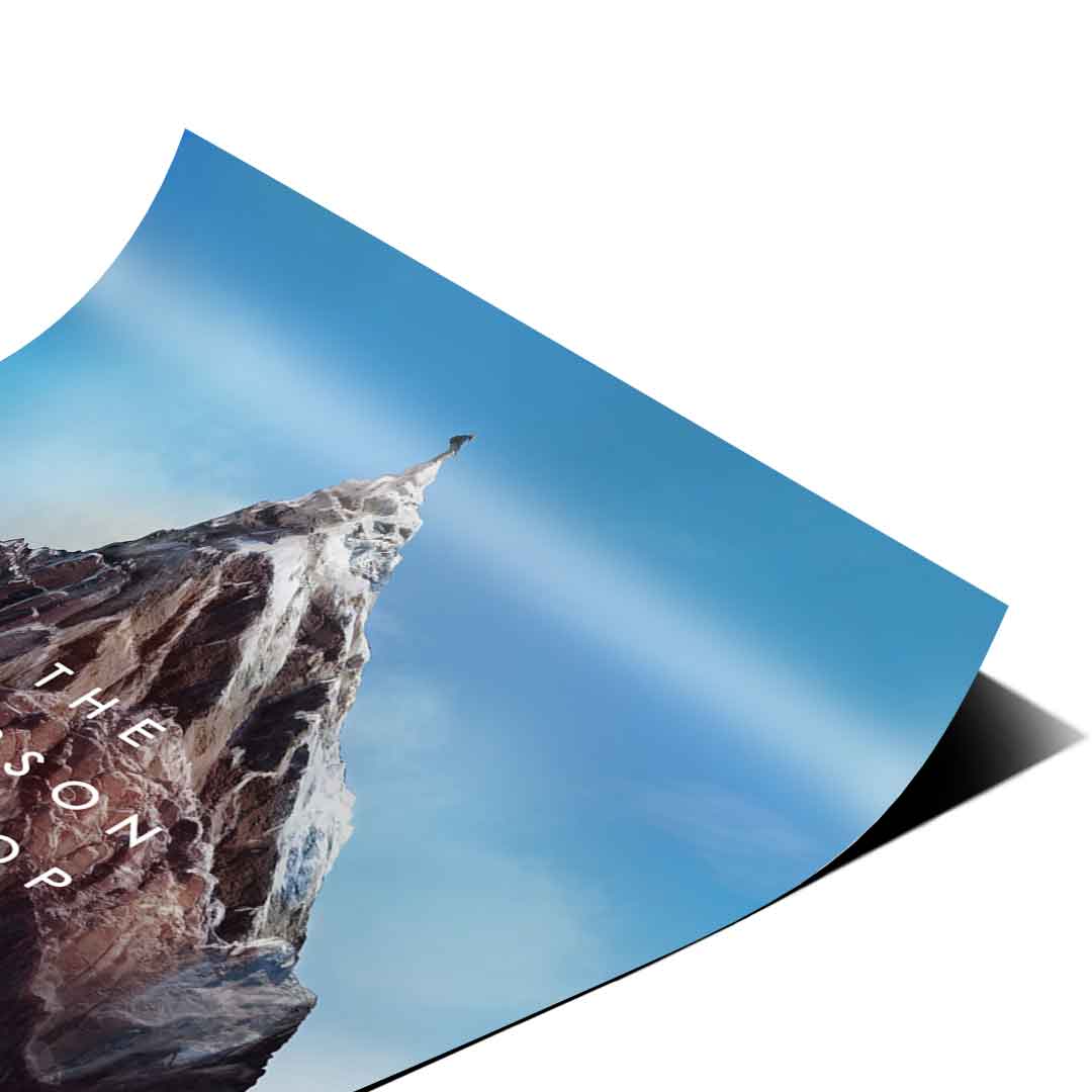 Mountain of success - poster