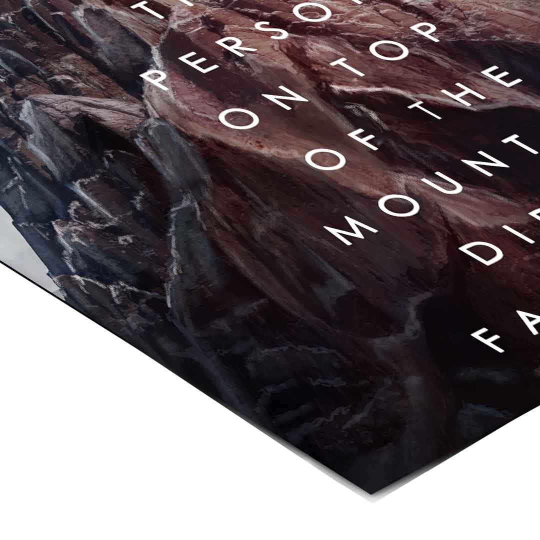 Mountain of success - poster