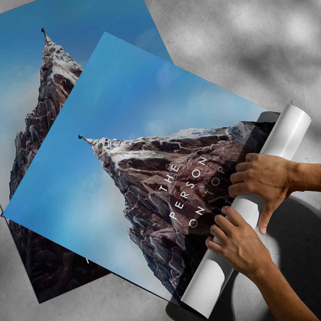 Mountain of success - poster