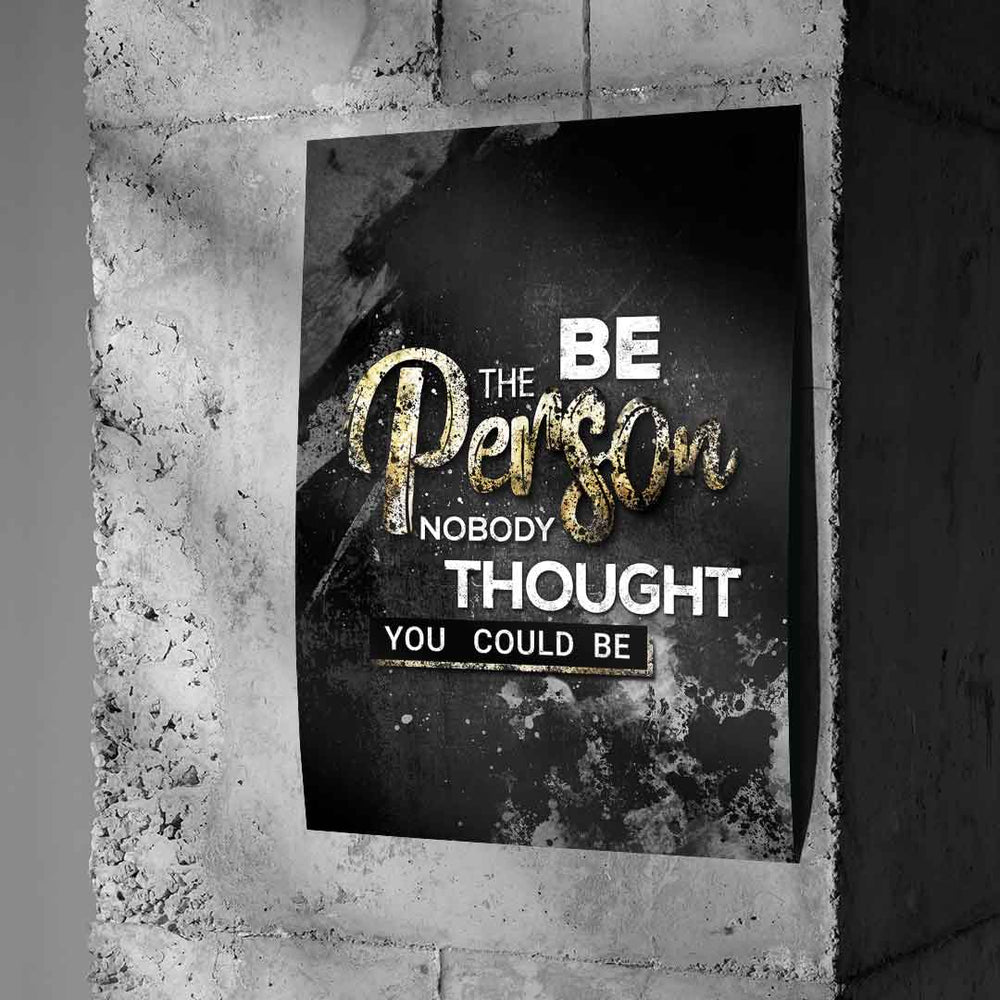 Be the Person Poster – Ansicht 2