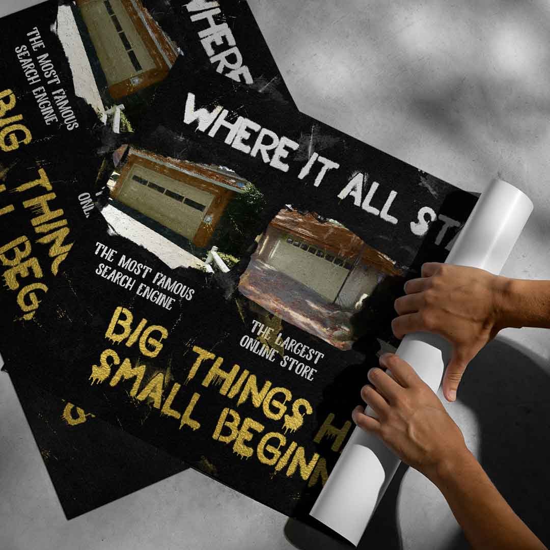 Big Things Have Small starting - poster
