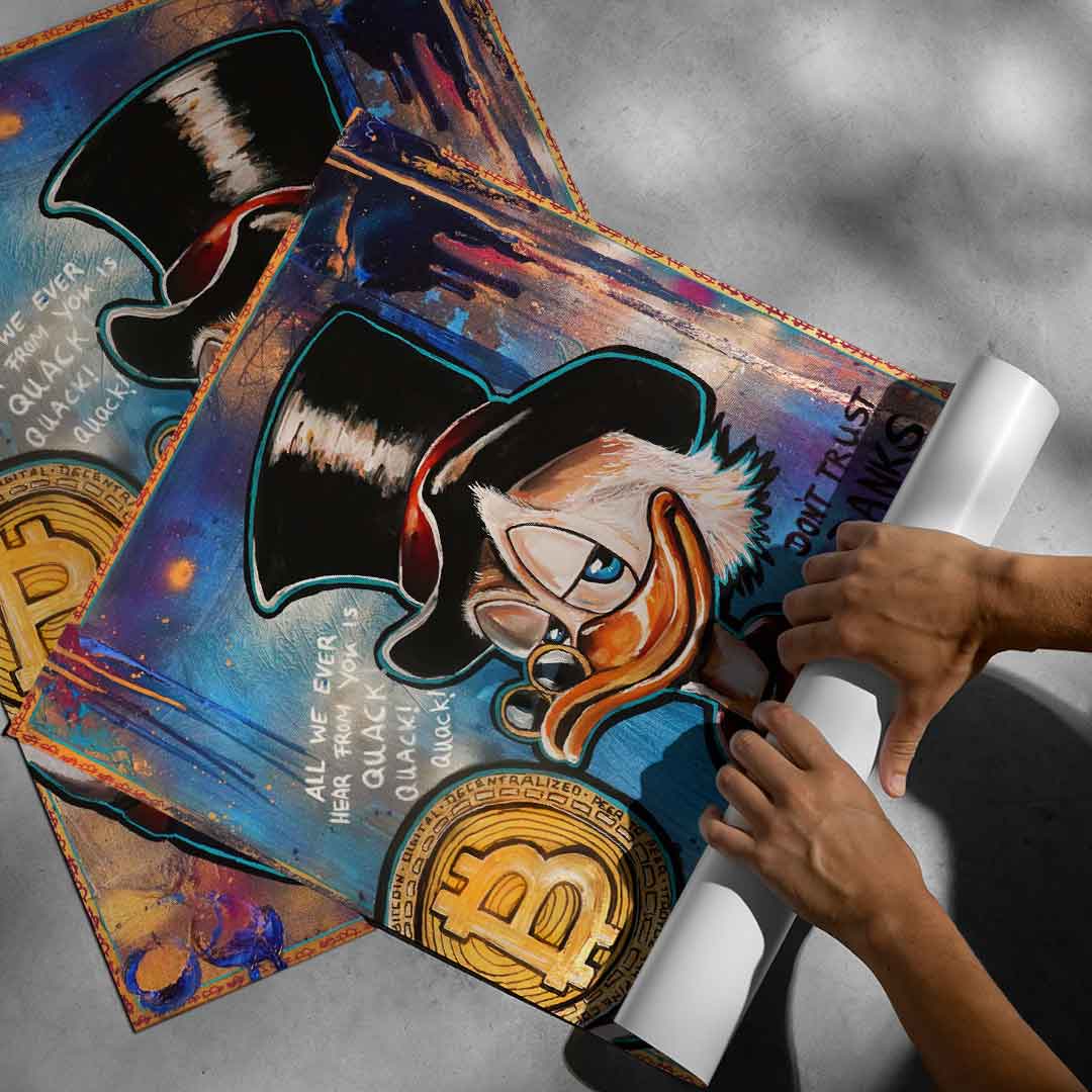 Bitcoin Duck - poster