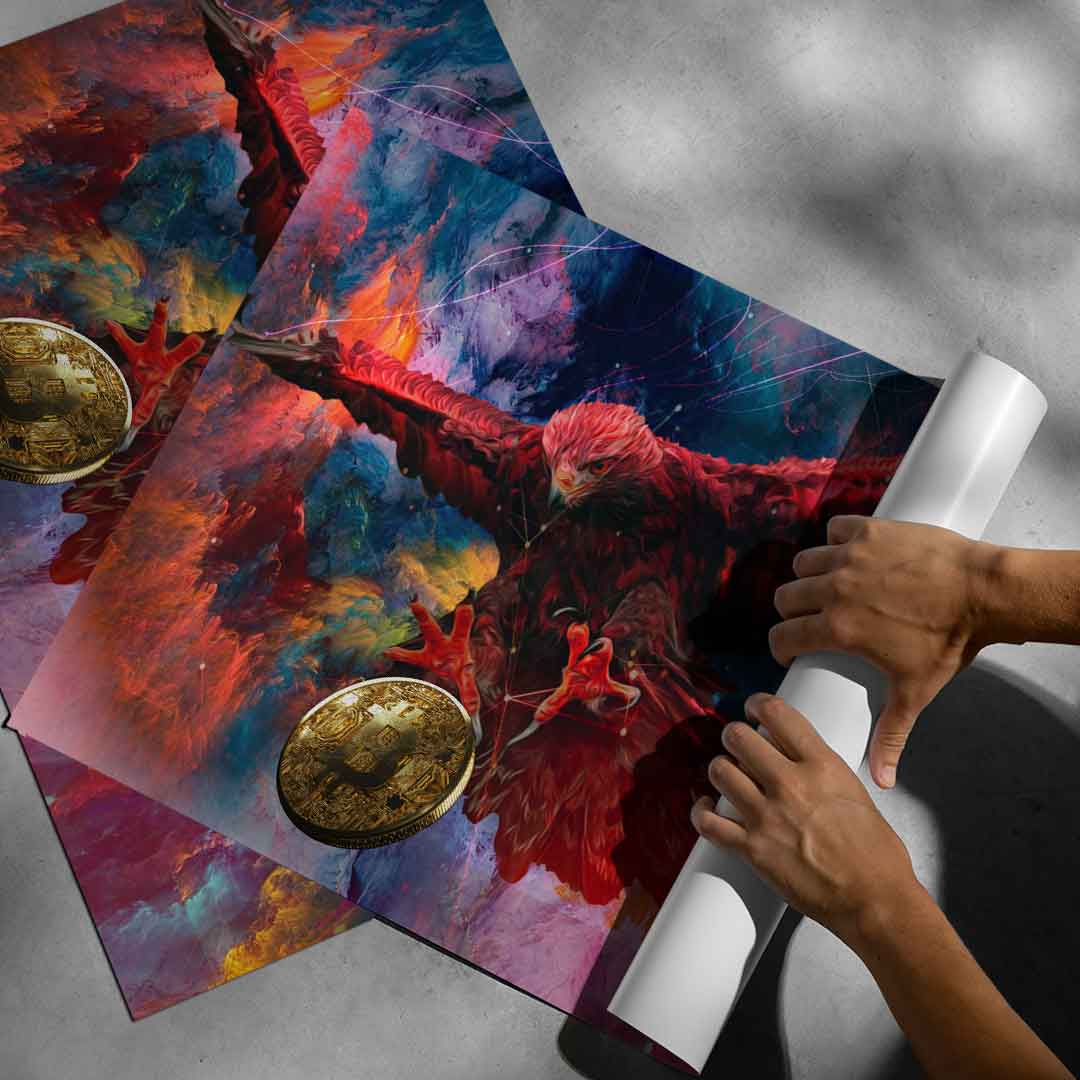 Bitcoin Eagle - poster