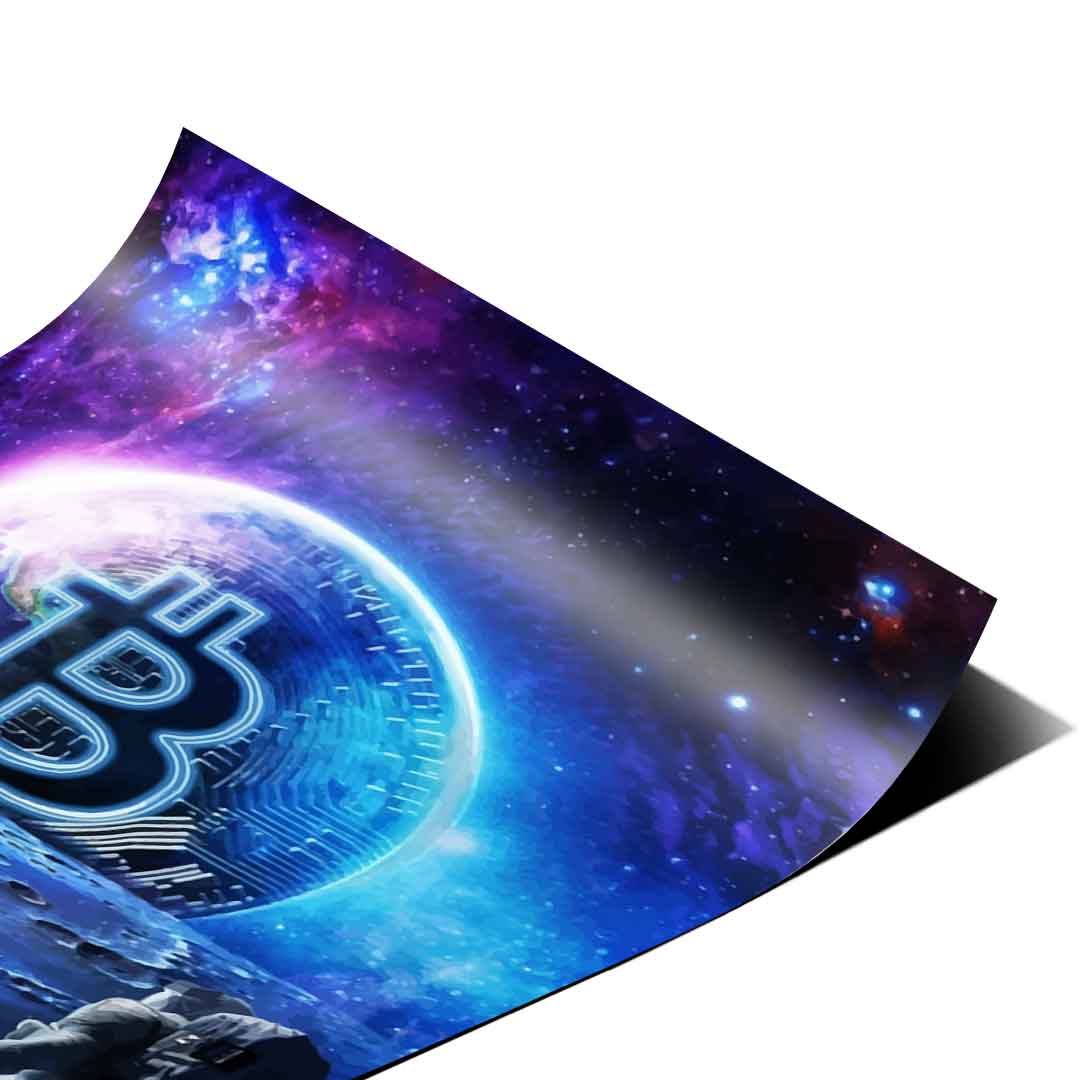 Bitcoin Sunset - poster
