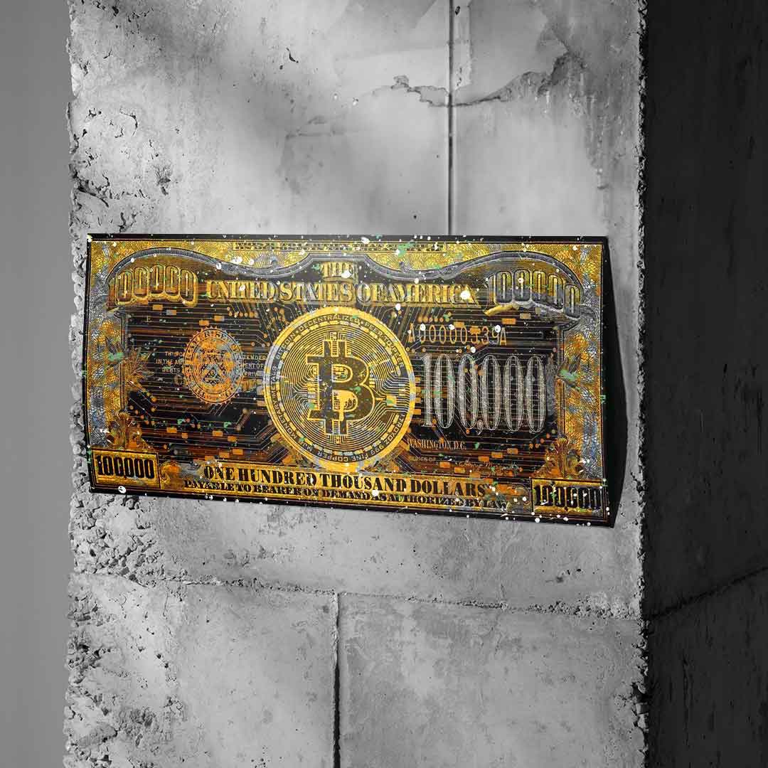 Bitcoins vision - poster