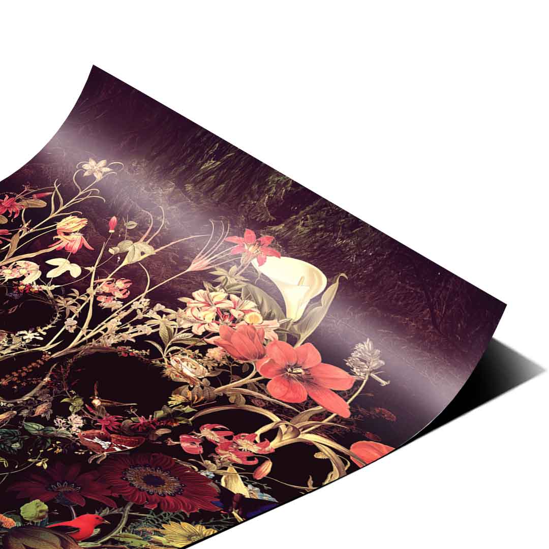 Bloom Skull - Poster