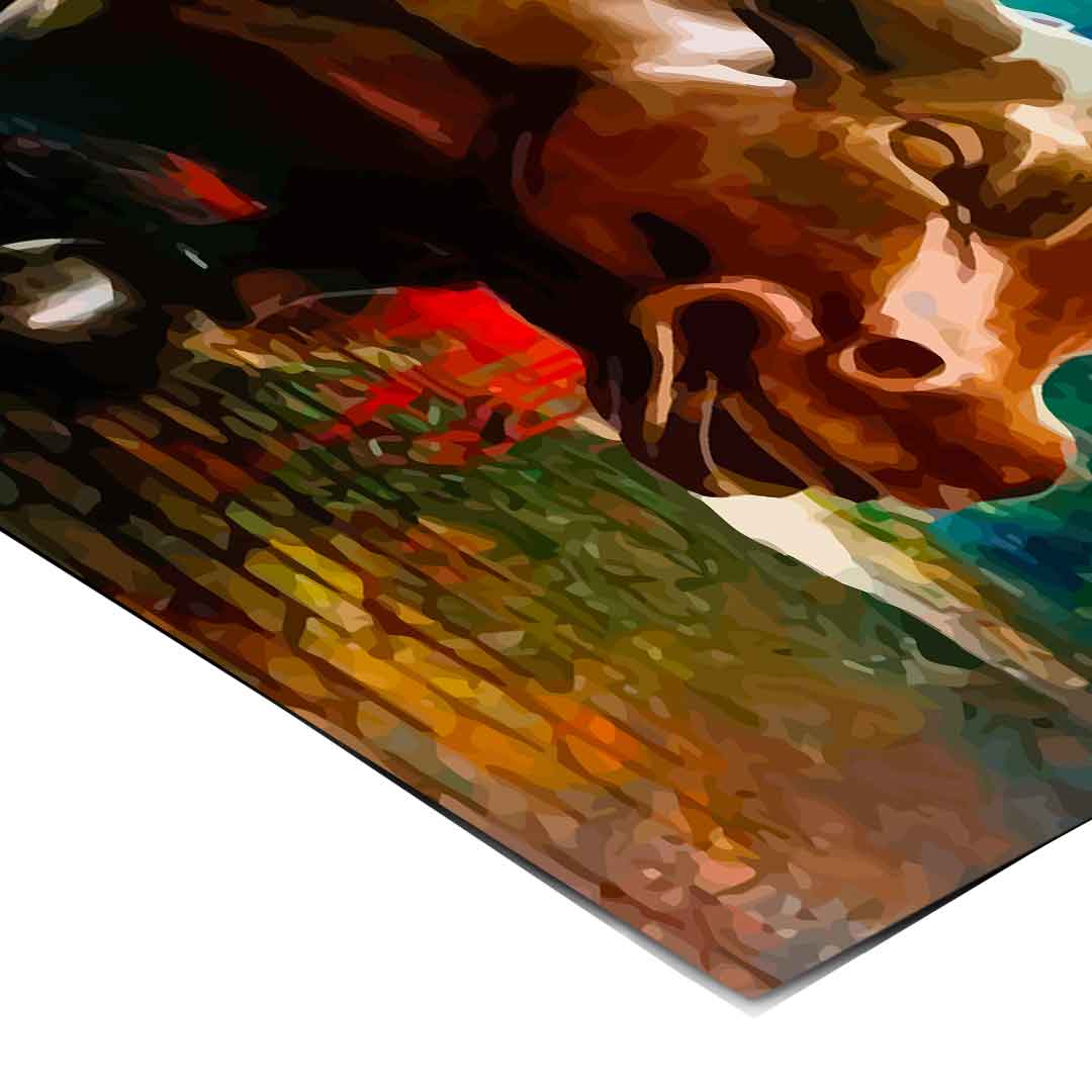 Bronze bull - poster