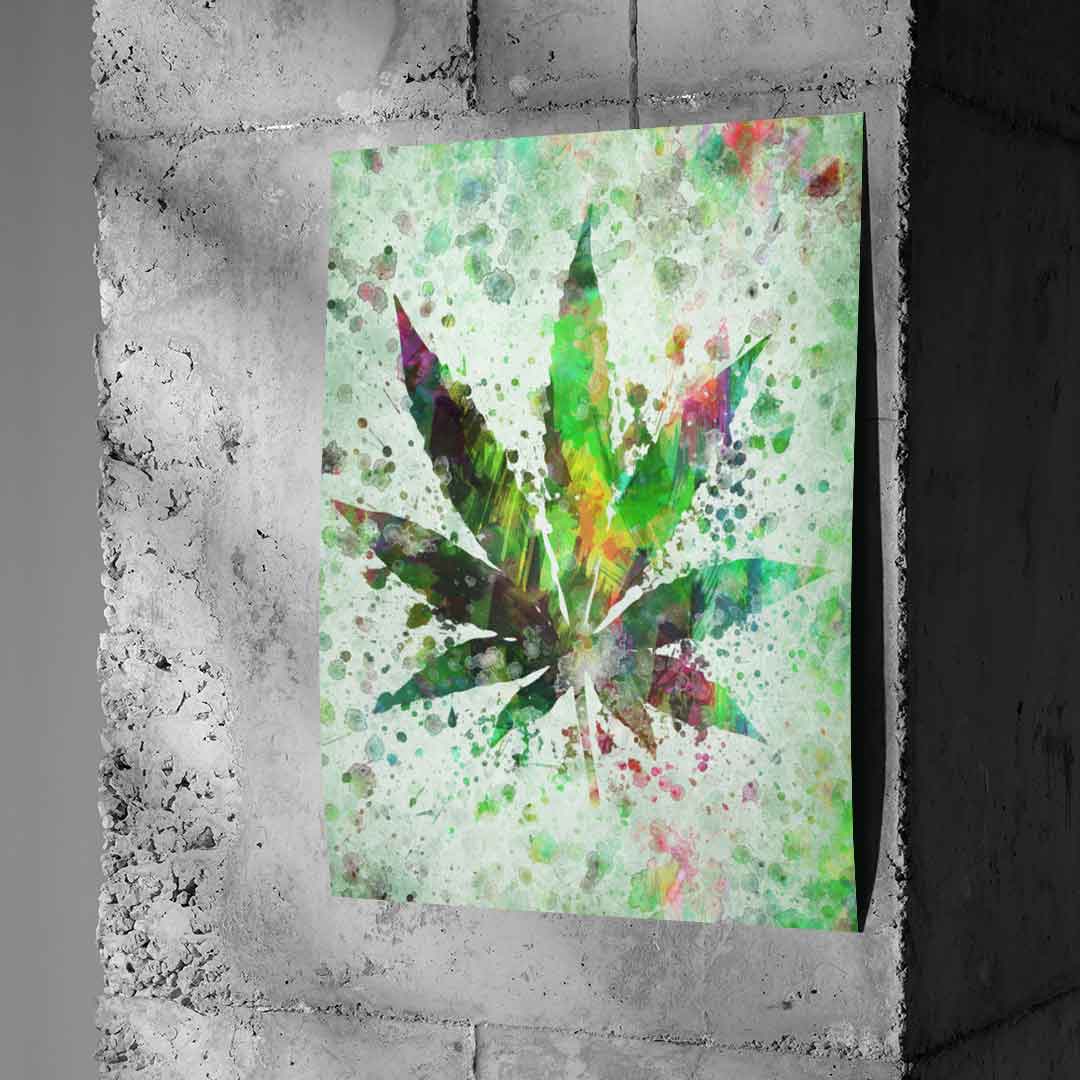 Cannabis painting - poster
