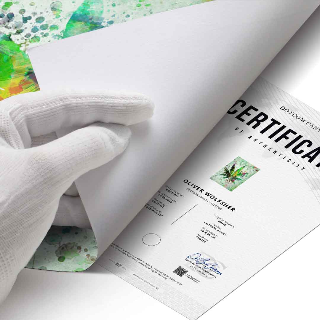 Cannabis painting - poster