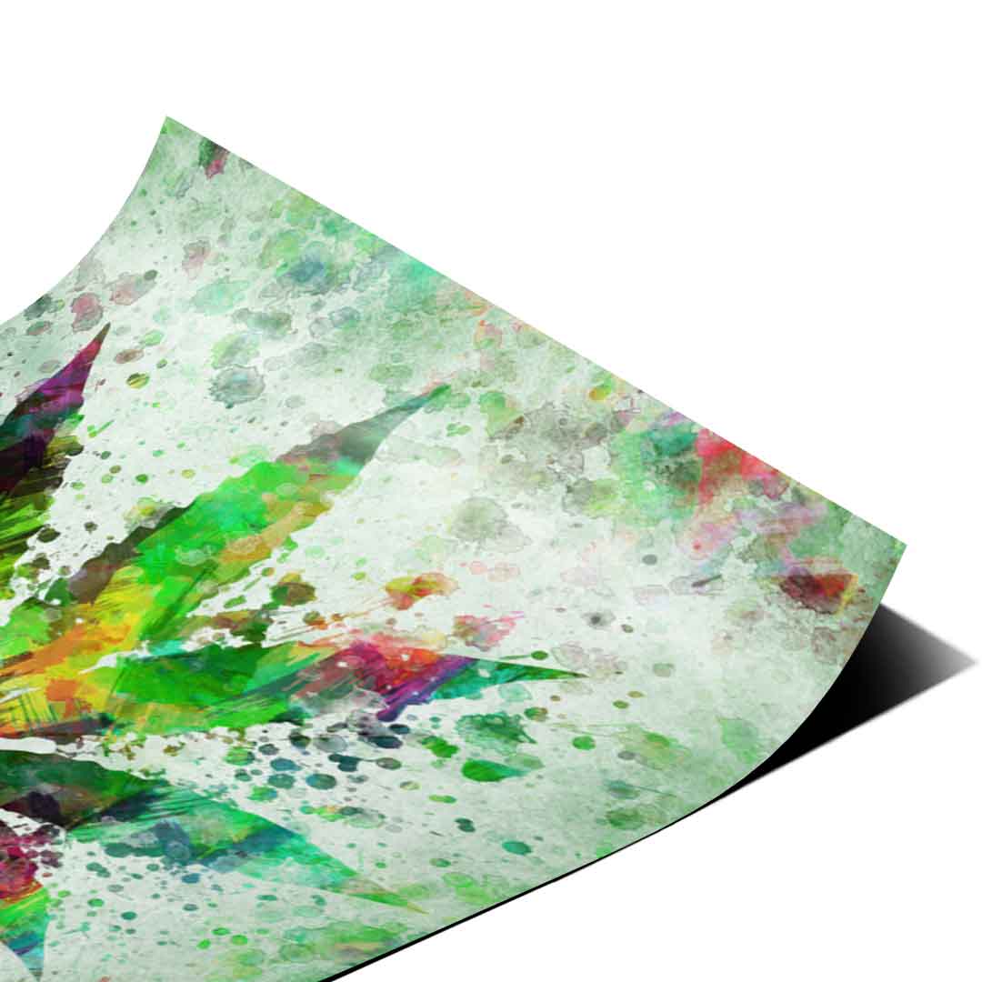 Cannabis painting - poster