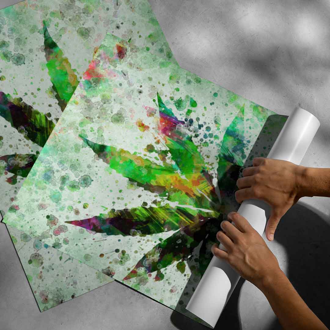 Cannabis painting - poster