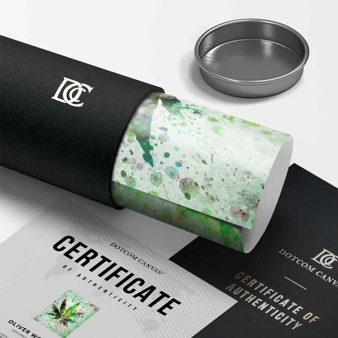 Cannabis painting - poster