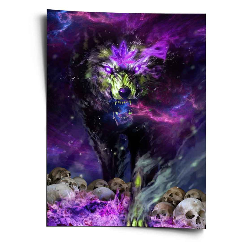Cannabis Wolf - Poster
