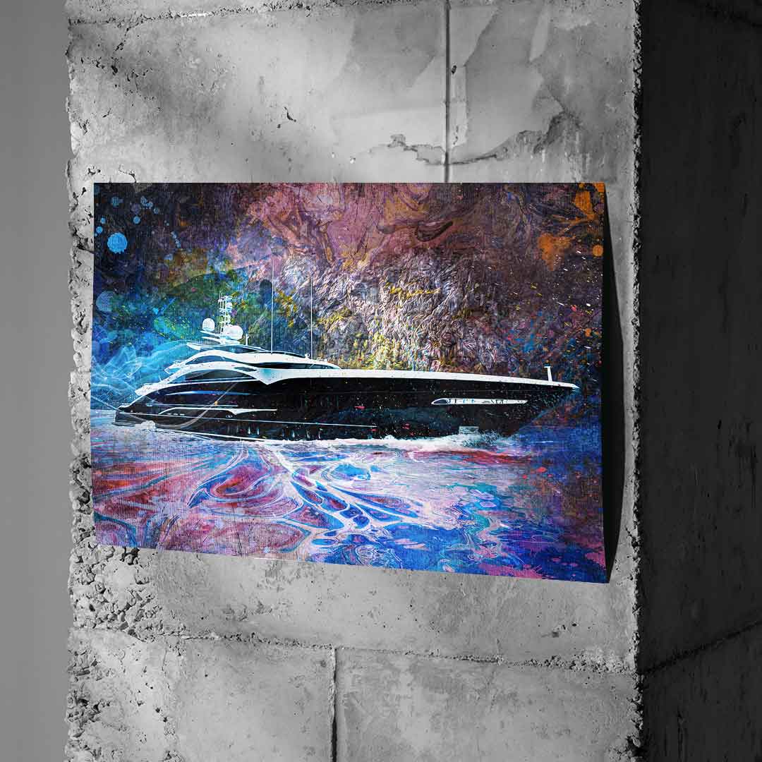 Private yacht - poster