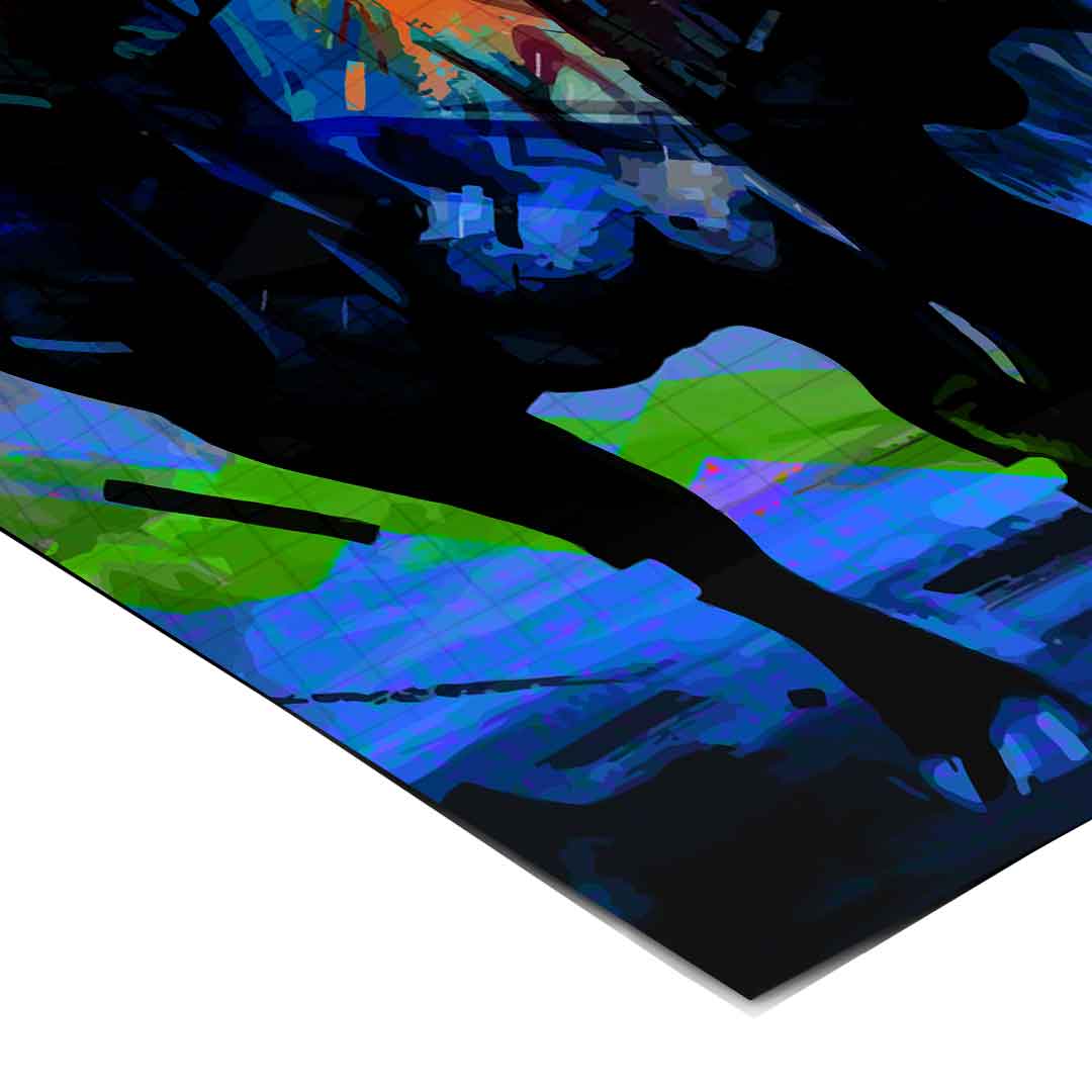Colorful Bull - poster