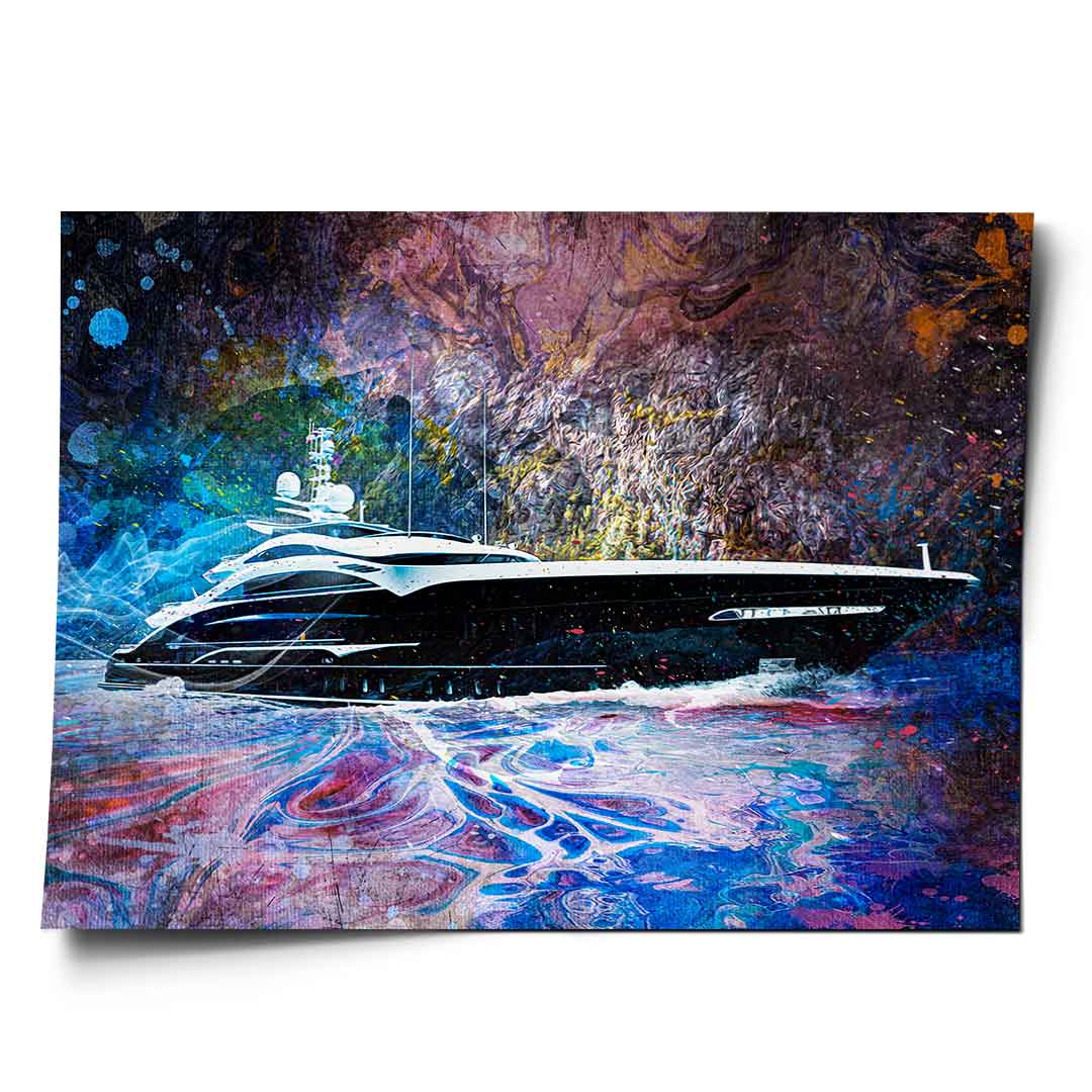 Private yacht - poster