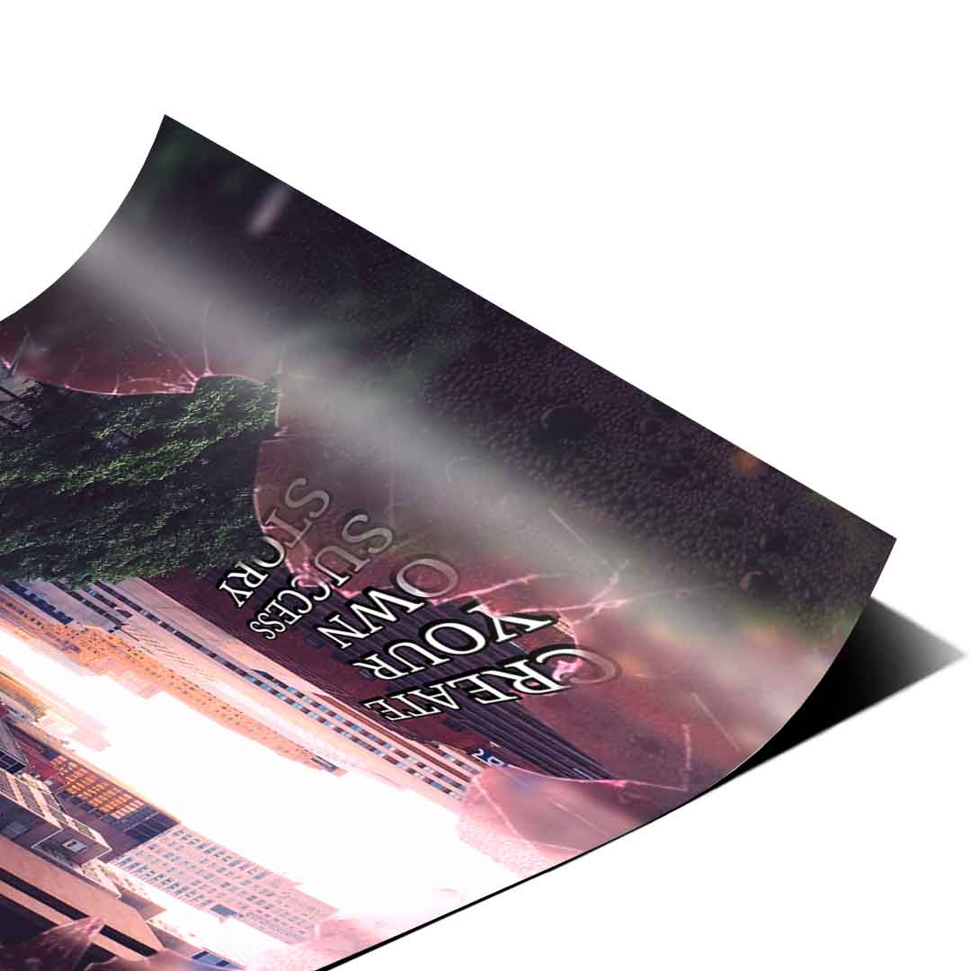 Create your own success story - poster
