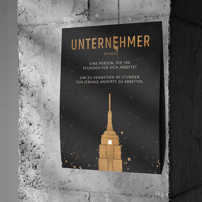 The entrepreneur - poster