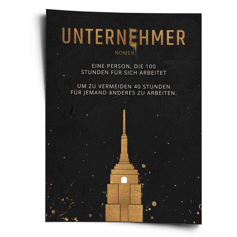 The entrepreneur - poster