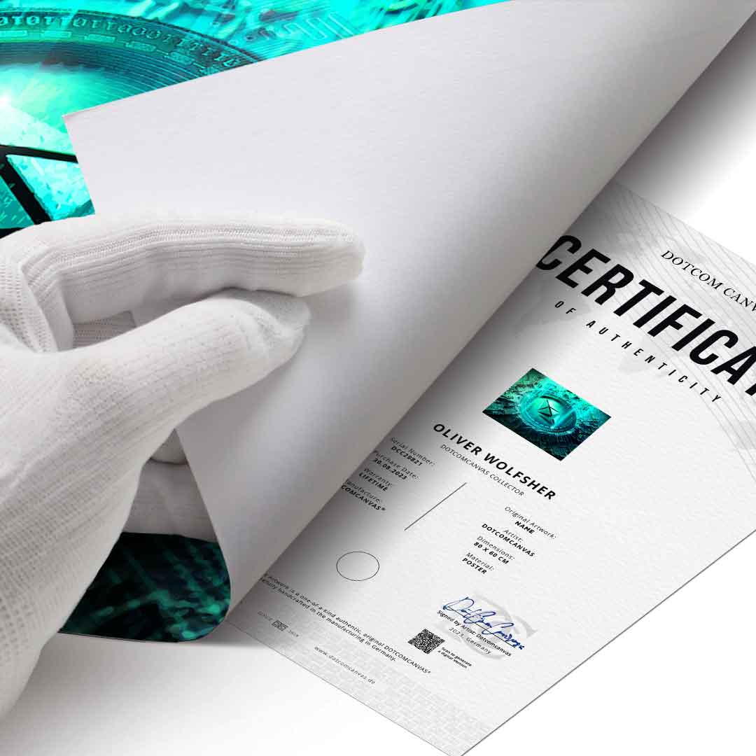 Ethereum engraving - poster