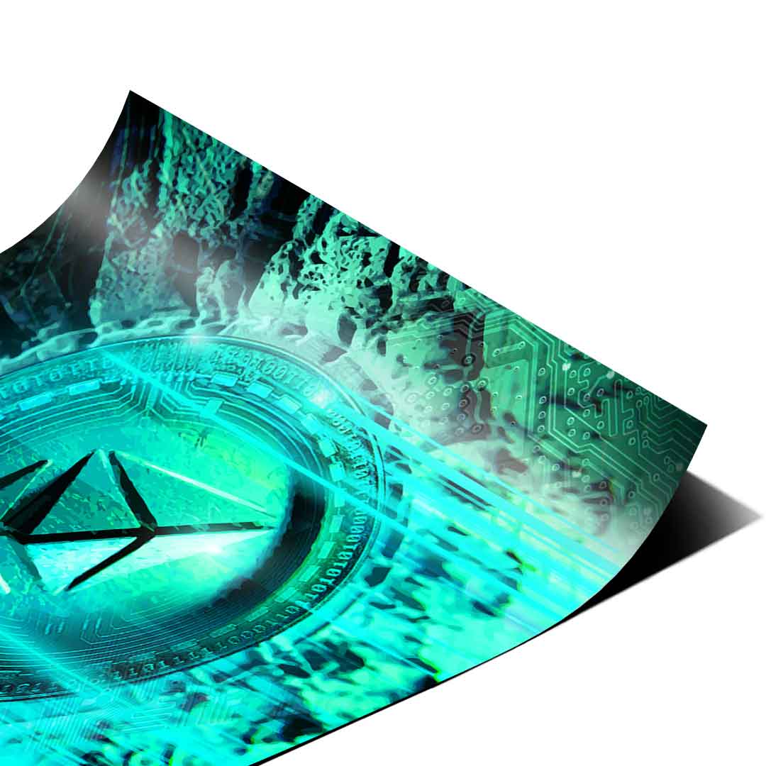 Ethereum engraving - poster