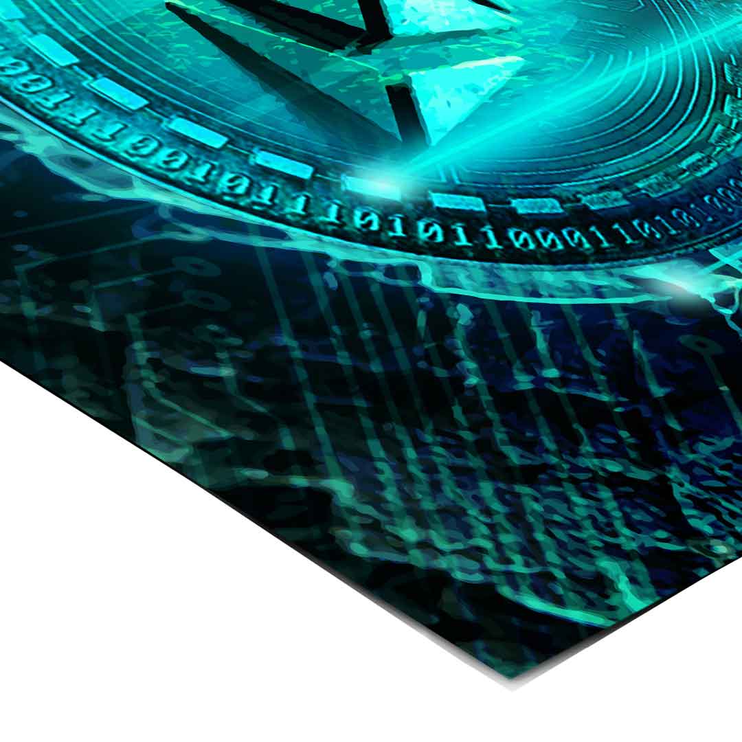 Ethereum engraving - poster