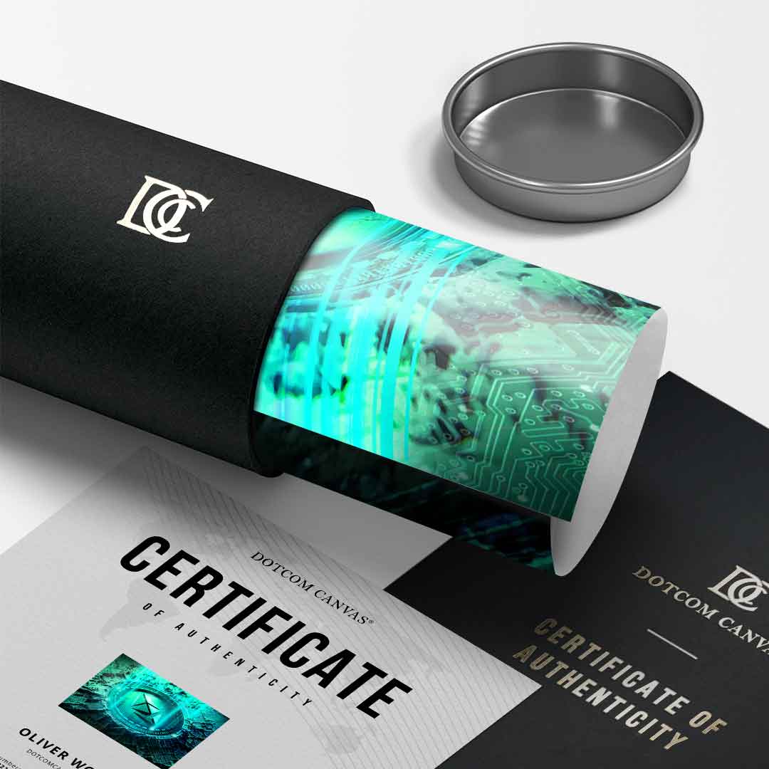 Ethereum engraving - poster