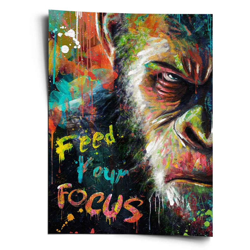 Feed your focus #Monkey - Poster
