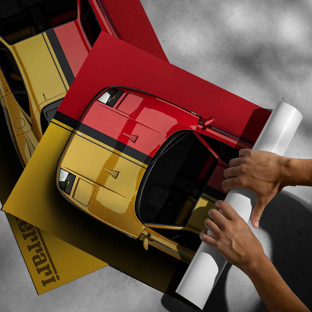 Ferrari Testarossa - Poster