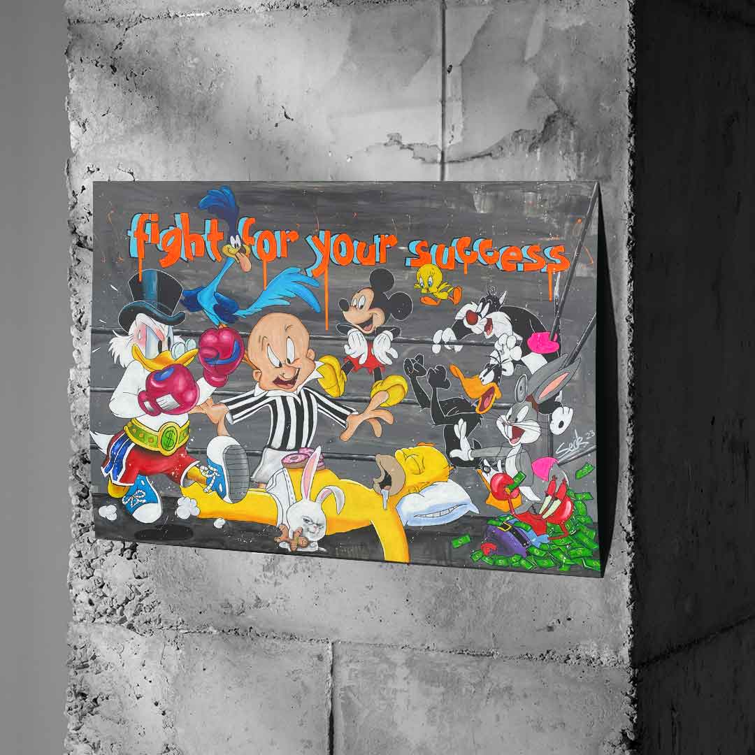 Fight for your success poster
