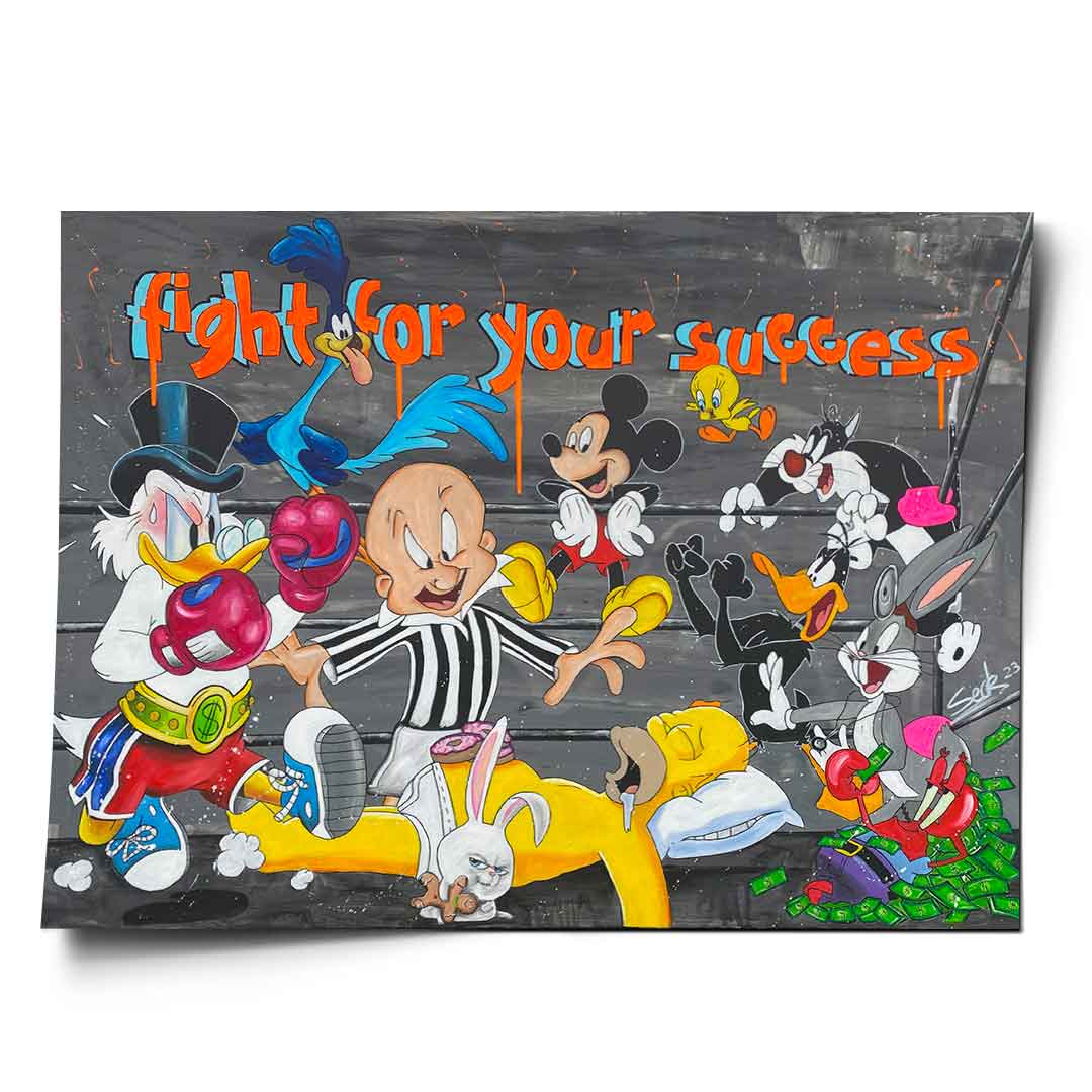 Fight for your success poster