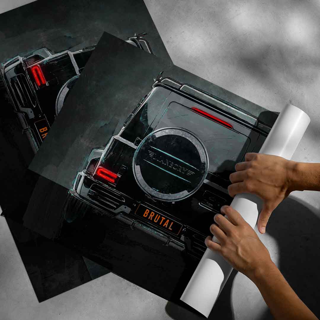 G -Wagon Backside - Posters