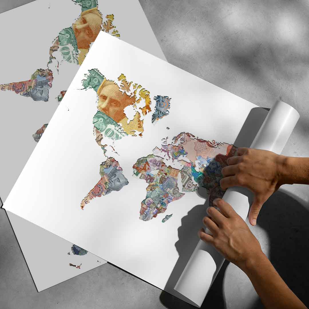 Money rules the world - White Edition - poster