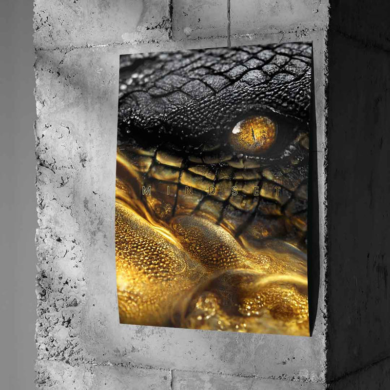 Gold Crocodile - Poster