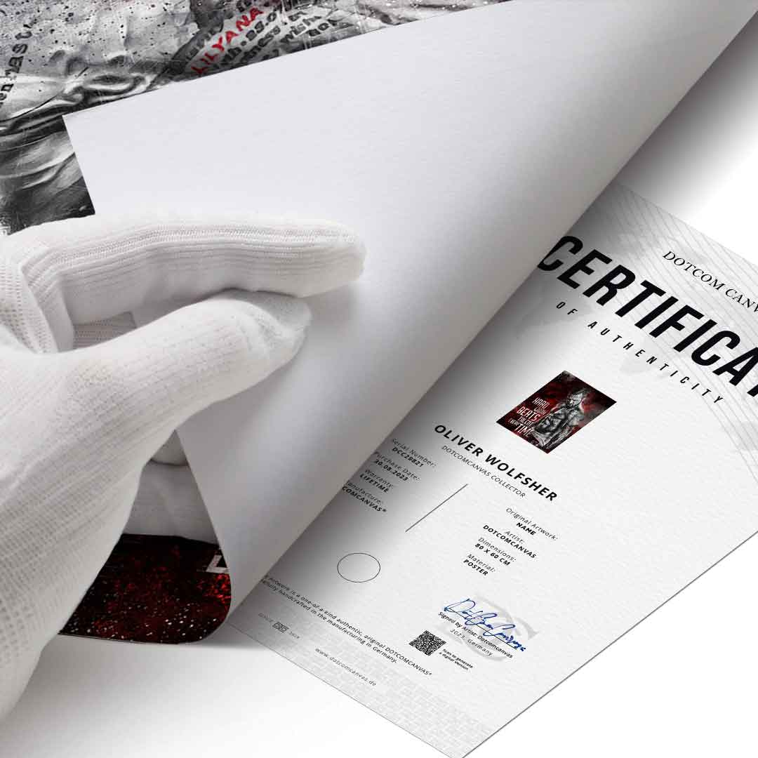 Hard work bodybuilding - poster
