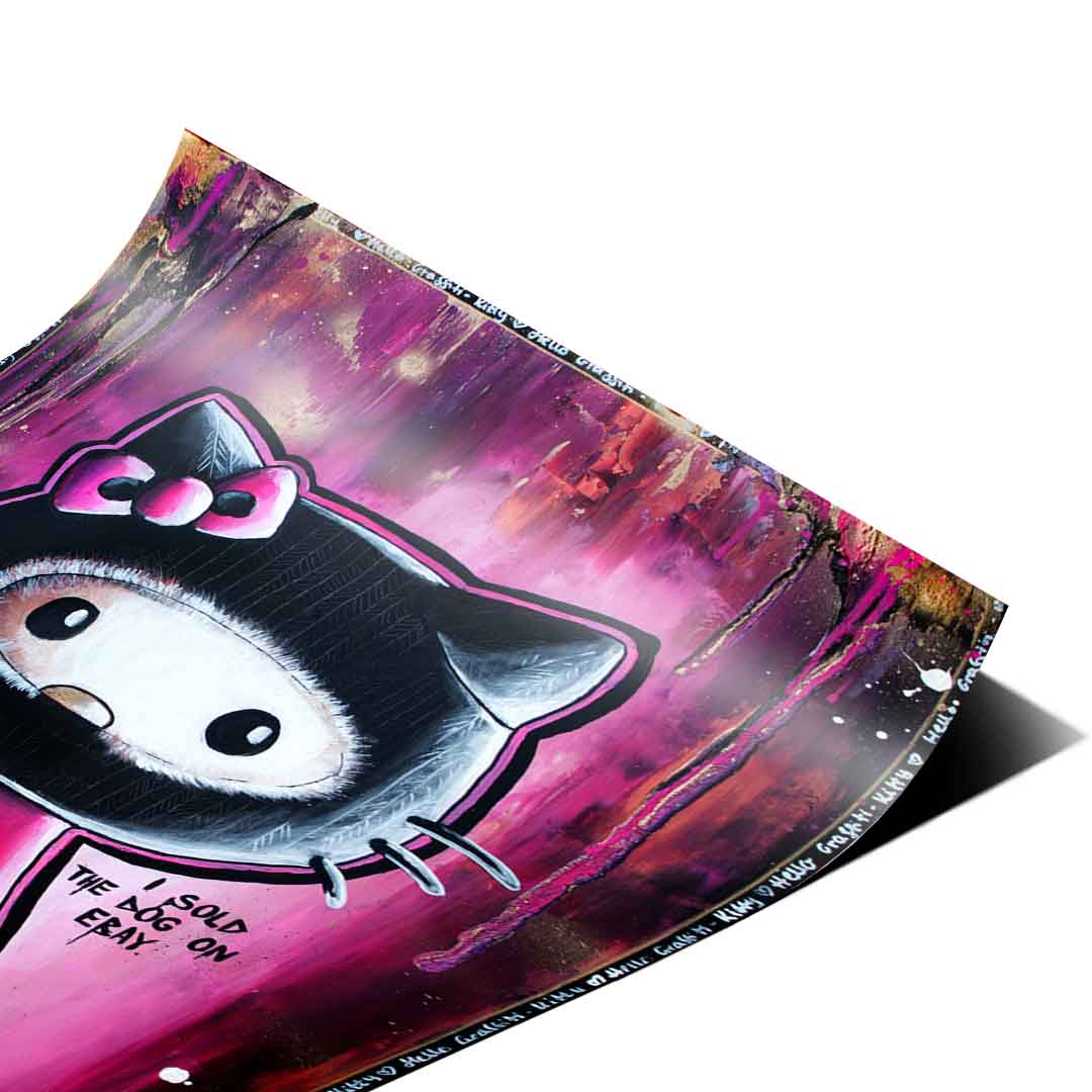 Hello graffiti Kitty - poster