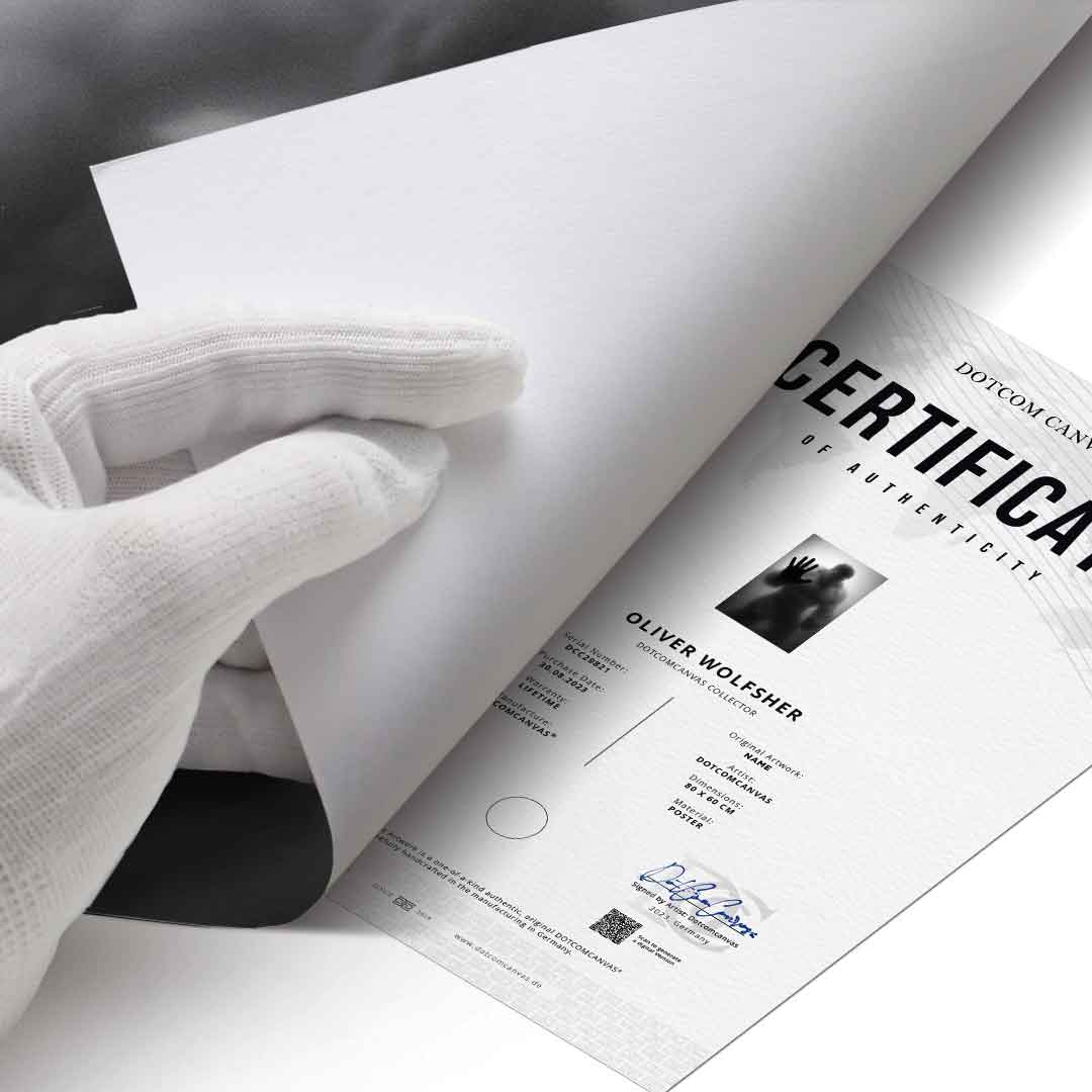 Hulk's silhouette - poster