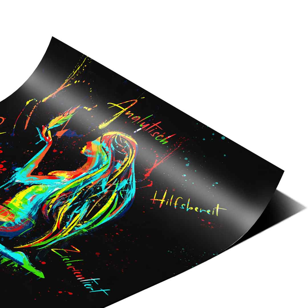 Zodiac sign Virgin - poster